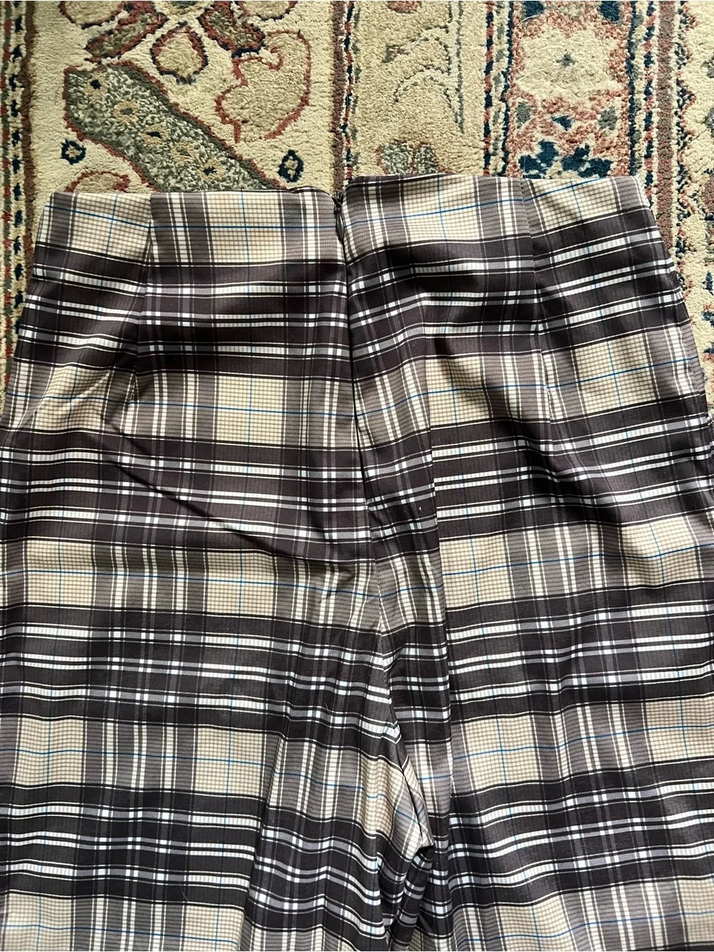 Plaid Straight-Leg Trouser Golf Pants - Picture 6 of 7